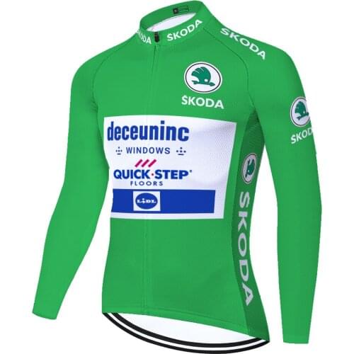 2021 cycling jersey QUICK STEP ProTeam long sleeve camisa de ciclismo masculina summer spring quick dry maillot velo homme