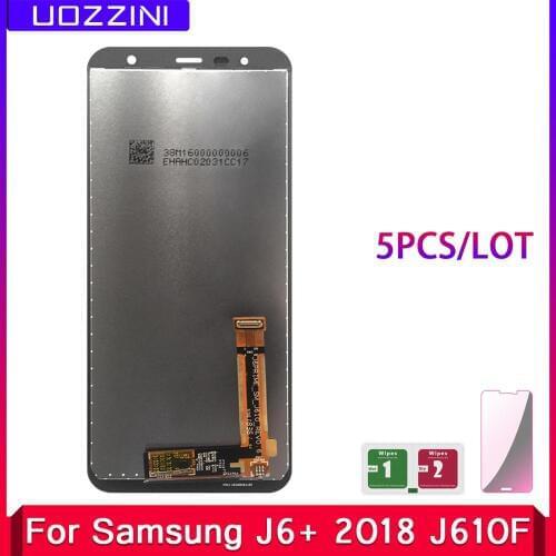 5 Pcs/Lot For Samsung Galaxy J6+ 2018 J610 SM-J610F J610FN Lcd Display Touch Screen Replacement For Samsung J6 plus SM-J610F