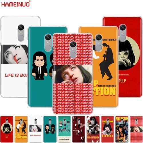 HAMEINUO Pulp Fiction Cover phone Case for Xiaomi redmi 5 4 1 1s 2 3 3s pro PLUS redmi note 4 4X 4A 5A
