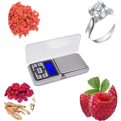1pcs 100g/200g/300g/500g 0.01g 1000g 0.1g Digital Pocket scale Mini Scales Jewelry Weight Diamond Balance Kitchen Weighing