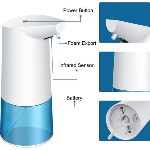 Touchless Bathroom Dispenser Smart Sensor Liquid Soap Dispenser for Kitchen Hand Free Automatic Soap Dispenser
