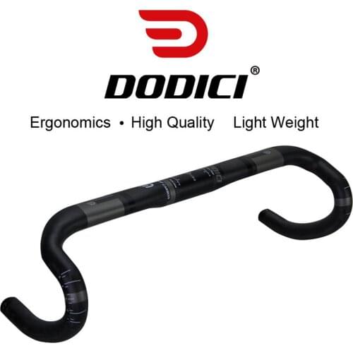 DODICI 380mm 400mm 420mm 440mm Matte full Carbon Fiber 31.8mm Road Handlebar Ultralight Bent Bar Bicycle cycling accessories