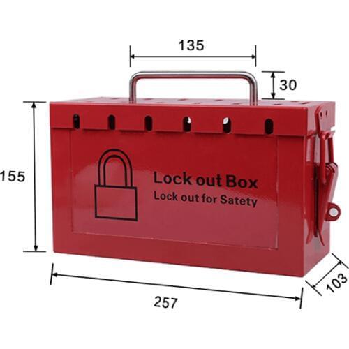 Metal lockout box , Lockout Station Lockout box lockout board lock station board