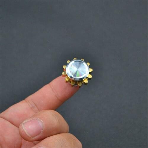 Mini Metal Gear Gyroscope Fidget Spinner Stress Relief Adult Gift Sliver Black Gyroscope for Children Antistress Hand Toys Gift