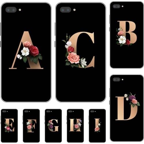 For ASUS Zenfone 4 Max ZC520KL 5.2" Case Cute Lovely Cartoon Pattern Flower Black Letters Soft Silicone Back Cover