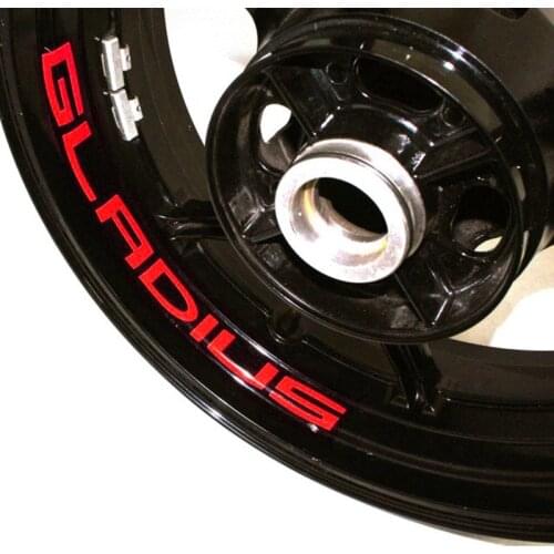 Motorcycle Wheel Sticker Decal Reflective Rim Bike Motorcycle Suitable for SUZUKI GLADIUS