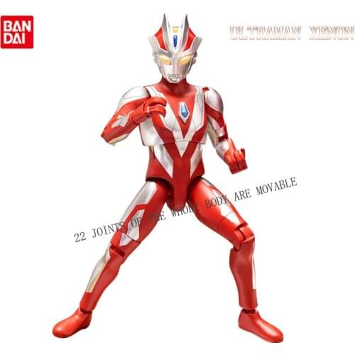 2021 New 17.5cm Bandai Genuine Authorized 22 Joints Movable Japanese Animation Ultraman Xenon Sound Boy Toy Gift Birthday Gift