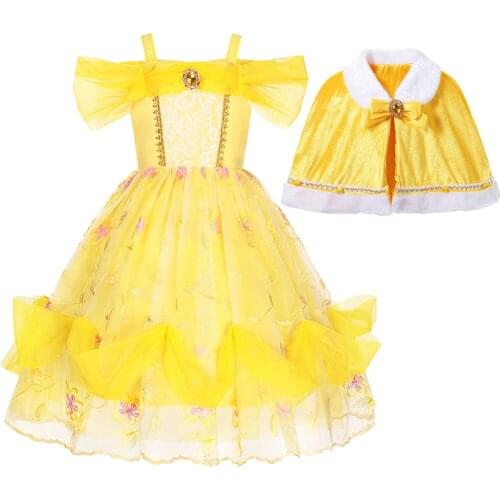 Little Girl Cosplay Princess Dress Beauty Princess Dress Kids Dress Up Party Halloween Birthday Drama Photograph Costume