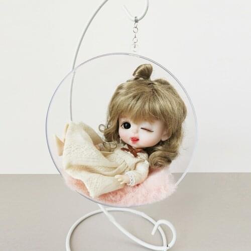 Doll House Hanging Basket Hanging Chair Toys Shooting Scene Props Include Blanke