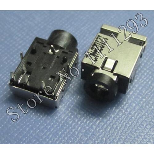 10pcs/lot Audio Jack Socket Connector for Samsung NP R522 R718 R720 R780 RC530 RV413 RV513 RV515 RV520 RV720 Headphone MIC Port