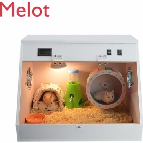 Hamster Mini Hedgehog Sugar Glider Luxury Feeding Box Insulation Hamster Nest Squirrel Villa