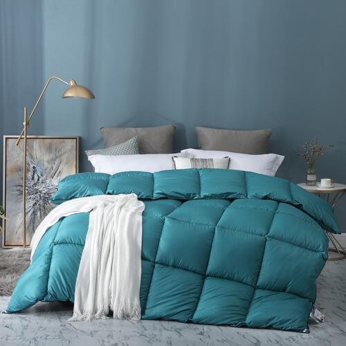 Gray Feather velvet Comforter Duvet Twin/Full Size Blanket Quilt 150X200cm/200x230cm/220x240cm