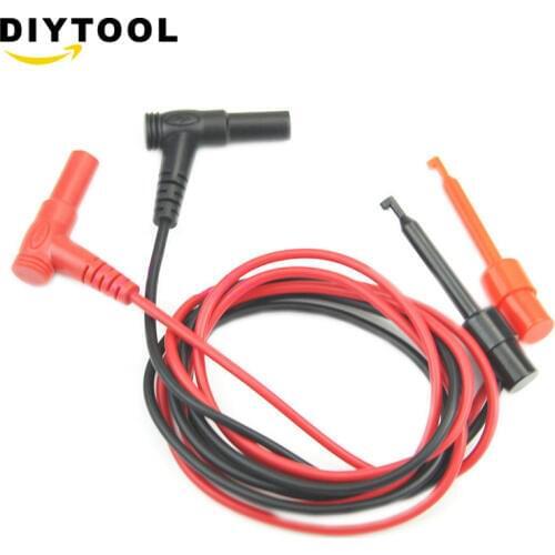 Banana Plug To Test Hook Clip Probe Cable For Multimeter Test Equipment