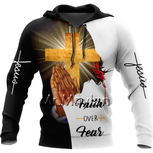 God Christian Jesus 3D All Over Printed Hoodie For Men/Women Harajuku Fashion Retro hooded Sweatshirt Casual Jacket Pullover Z87