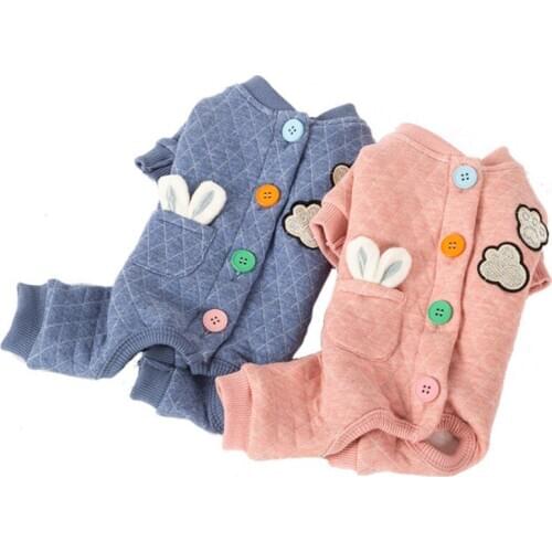 Small Dog Costume Winter Pet Dog Jumpsuit Outfit Chihuahua Yorkshire Pomeranian Bichon Poodle Schnauzer Dog Clothing Coat Pants