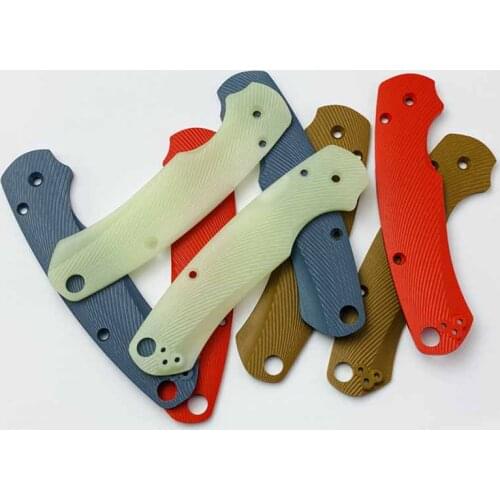 1pair G10 Composite Blade Handle Patch for C81 Spider Knife Para 2 Anti-slip Custom Patch Material DIY Accessories