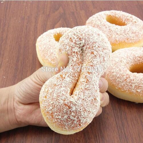 20PCS Jumbo Squishy Doughnuts Restaurant Decor Breadcrumb Bread Scented Food Simulation Play house Kid Toy Wholesale