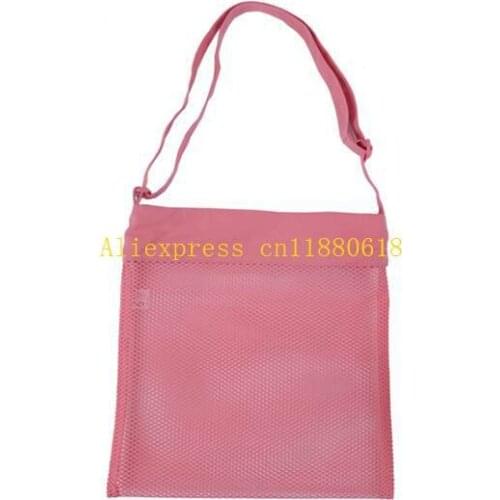 20pcs/lot Free Shipping Wholesale 29x35cm Big Size Blanks Children Mesh Shell Beach seashell Bag storage bags