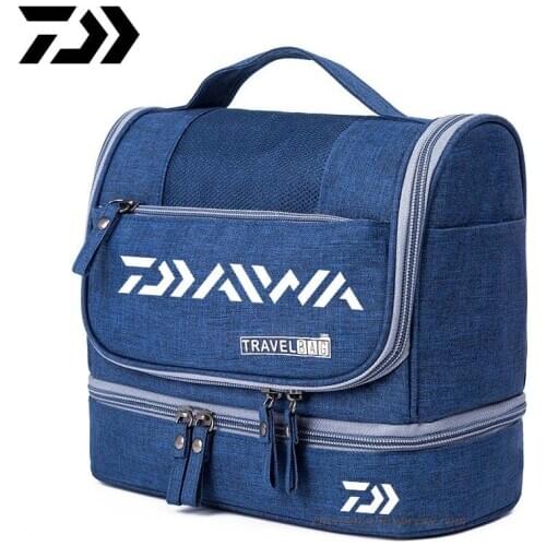 2020 DAWA Multifunctional Fishing Tackle Bags DAIWA Fishing Lures Gear Storage Bag Crossbody Bag Waterproof Fishing Bag