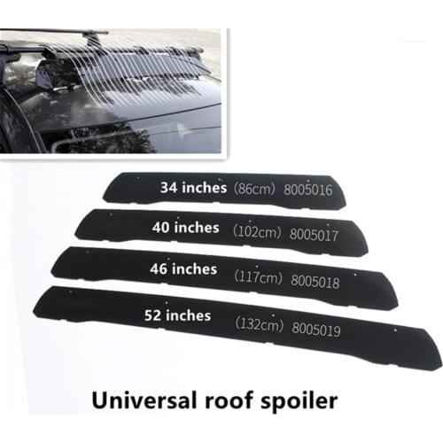 Car Top Roof-Racks Windshield 34inch Long Air Deflector Universal Roof-top Cargo Box Wind Screen 34 Inch Roof Rack Fairing