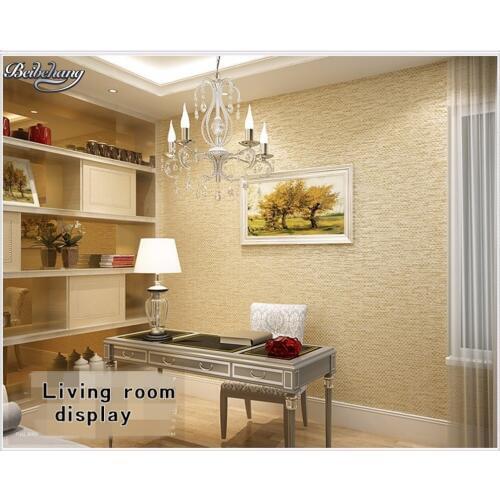 Beibehang Modern Pure Silk Vertical Striped Wall paper 3D Living Room Wallpaper Stitching Wallpaper Roll wallpaper for walls 3 d