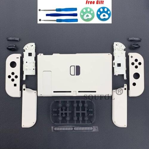 For Nintendo Switch Housing Shell Case Replacement Back Faceplate Case DIY Joycons Controller with Full Buttons Set for Switch