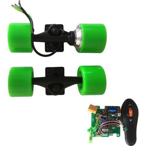 Electric Longboard 72mm Hub Motor Kit Skateboard Brushless Motor Truck Wheels 6inch Single Motor Drive Aluminum Flange Truck
