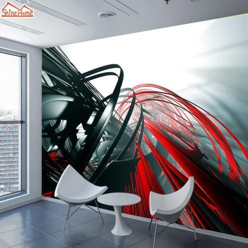 Murals Photo Wallpaper for Walls in Rolls 3d on the Wall Wallpapers Paper Home Decor 3 d Abstract Decoration papel Technology