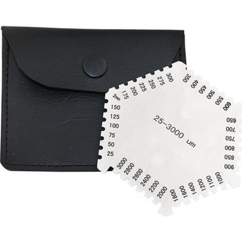 Stainless Steel Hexagonal Wet Film Comb Paint Thickness Gauge Thick Meter LB88