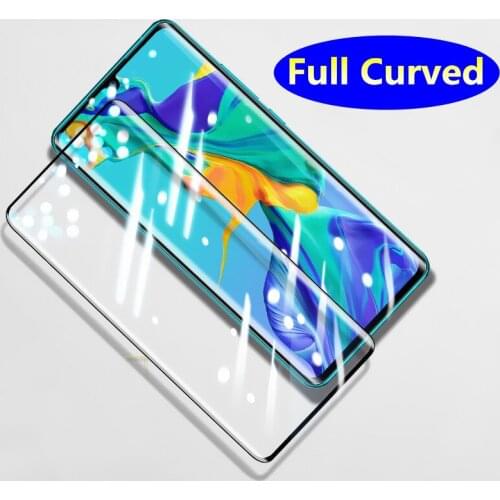 Full Curved Tempered Glass For Xiaomi Mi Note 10 Lite 11 CC9 Pro HD Screen Protector Glass For Vivo X50 X60 Pro Plus Cover Film