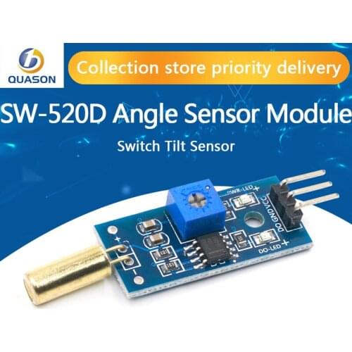 1pcs Golden SW520D SW-520D Angle sensor module Ball switch Tilt sensor module
