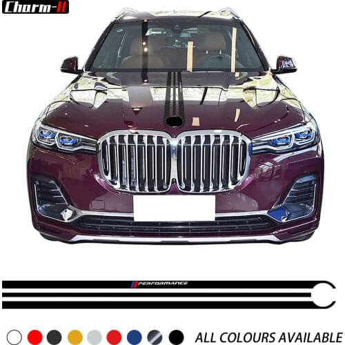 Car Hood Sticker M Performance Engine Cover Bonnet Decal For BMW X7 G07