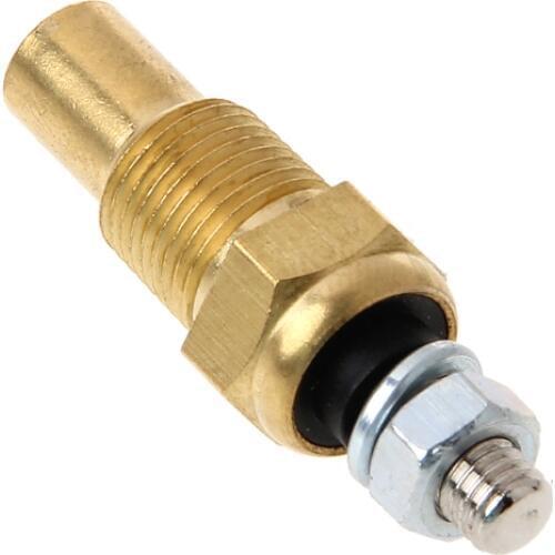 OOTDTY 1/8 NPT Temperature Temp Sensor Water Oil Unit Sender Gauge Electric Sender VDO #1