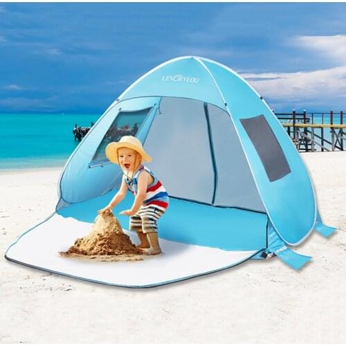 Automatic Sun Shelters Beach Tent UV Protection Pop Up Tents Sun Shade Awning Tent Camping Travel Trekking Outdoor Shelter