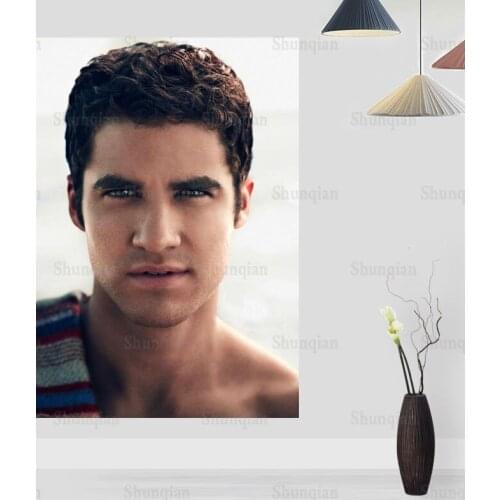 Nice Darren Criss Poster Canvas Fabric Wall Art Poster Print Painting Nature Decoration Pictures Modern Home Decor 0422
