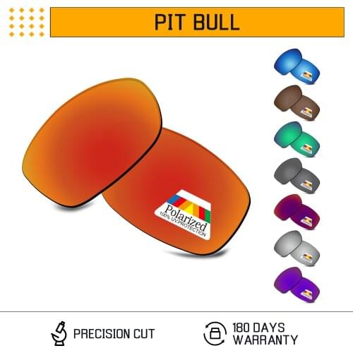 Bwake Polarized Replacement Lenses for-Oakley Pit Bull OO9127 Sunglasses Frame - Multiple Options
