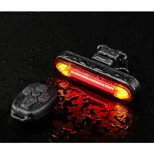 Bike Light Remote Turn Signal Bicycle Tail Light for Bicycle USB Rechargeable Rear Light Bicycle LED Safety Warning Bike