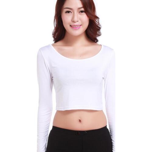 20 Colors Ropa Mujer Musulmana Turkish Womens Tops Dubai Muslim Shirt O Neck Long Sleeve T-shirt Auf Arabisch Women Top Modal