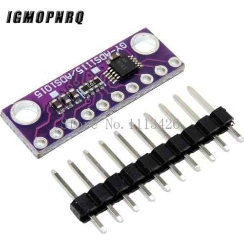 I2C ADS1115 16 Bit ADC 4 channel Module with Programmable Gain Amplifier 2.0V to 5.5V for RPi