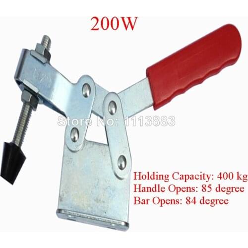2PCS 400KG 882LBS Quick Holding Horizontal Type Toggle Clamp 200W