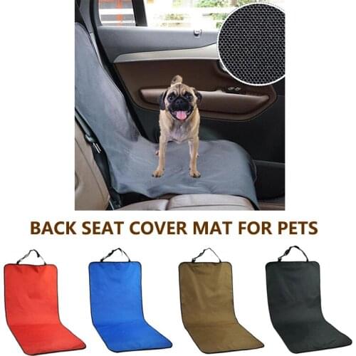 Pet Car Copilot Seat Cover Waterproof Rear Back Safety Pad Car Seat Cover Mats For Small Medium Large Dogs Travel Accessories