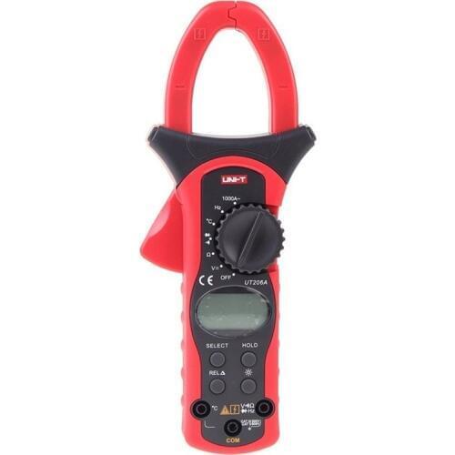 UNI-T UT206A Auto Range 1000A LCD Backlight Digital Clamp Multitester w/ Frequency Duty Cycle Test Multimeter