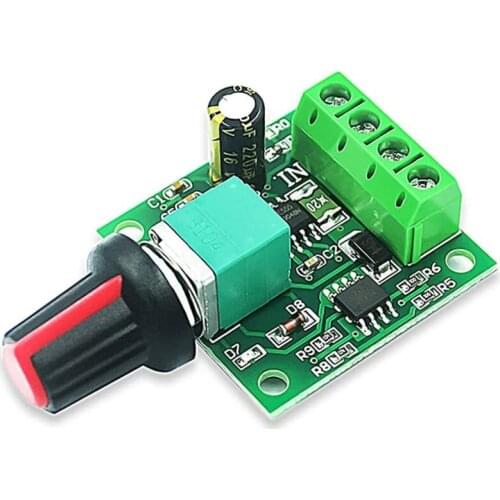DC 1.8V 3V 5V 6V 12V 2A PWM Motor Speed Controller Low Voltage Motor Speed Control Switch PWM Adjustable Drive Module