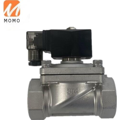 High Pressure Stainless Steel Electric Water Valve Solenoid Valve 24V For Water Treatment