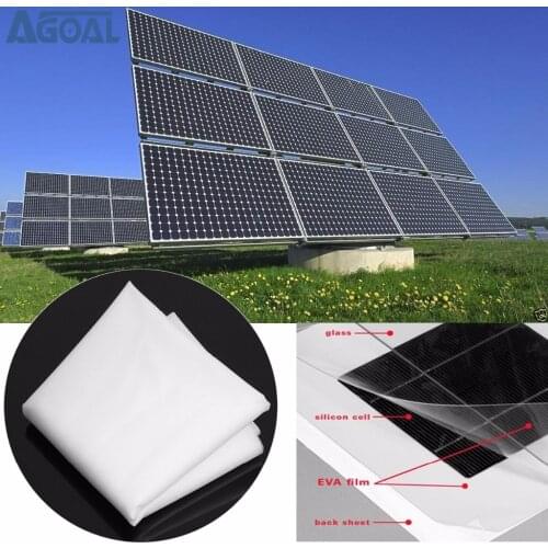 EVA Film Sheet DIY Solar Cell Panel Module Package Encapsulation 1000x500x0.3mm