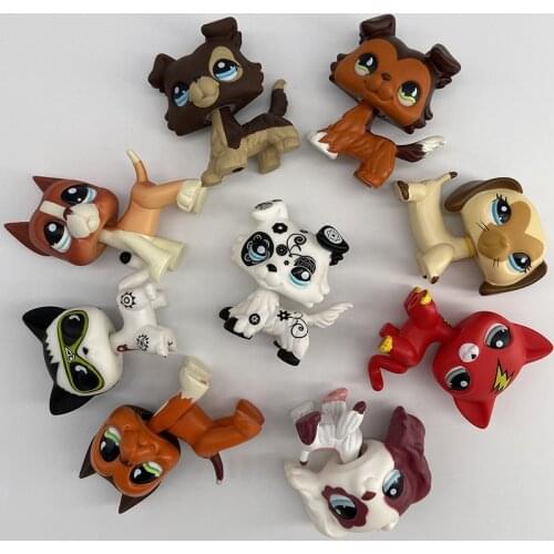Lps Toy Cat Rare Pet Shop Stands Short Hair Kitten Dog Dachshund Collie Great Dane Spaniel Puppy Old Original Animal Collection