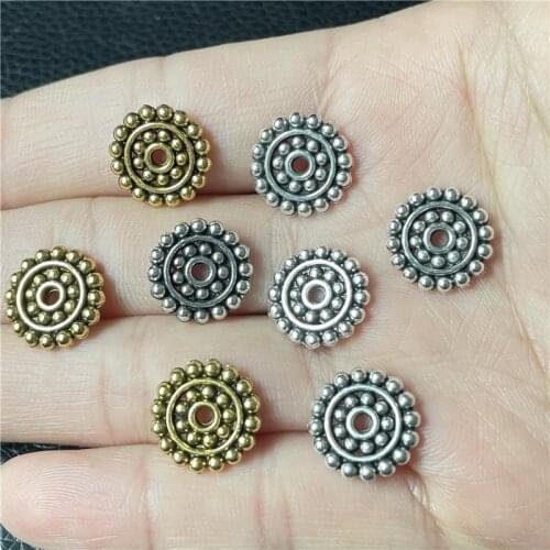 JunKang 20pcs circular spacer connector fashion jewelry making DIY handmade bracelet necklace accessories material wholesale