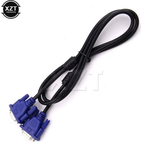 1pcs 1.3M Computer Monitor VGA to VGA Cable With HDB15 Male to HDB15 Male Connector for PC TV Laptop Adapter Converter