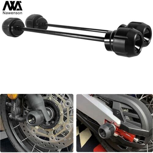 Motorcycle Axle Slider Kit Front and Rear Wheel Protection Pads for Z900RS 2017-2019 for G310GS 2017-2020 for G310R 2016-2020