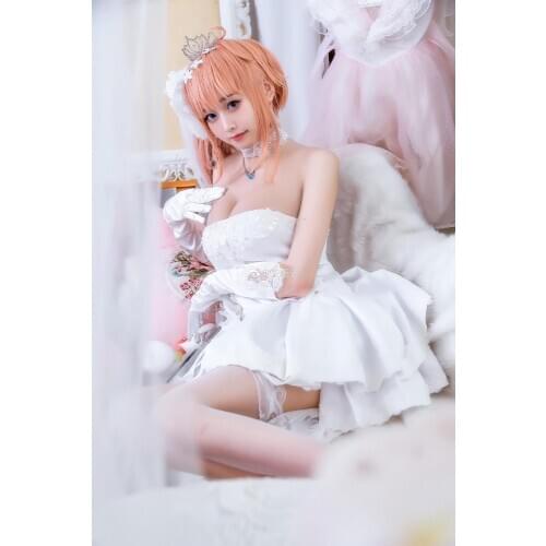 [Customized] Anime Girls Frontline Fal Wedding Dress Flower Lolita Dress Cosplay Costume For Halloween Free Shipping 2019 New